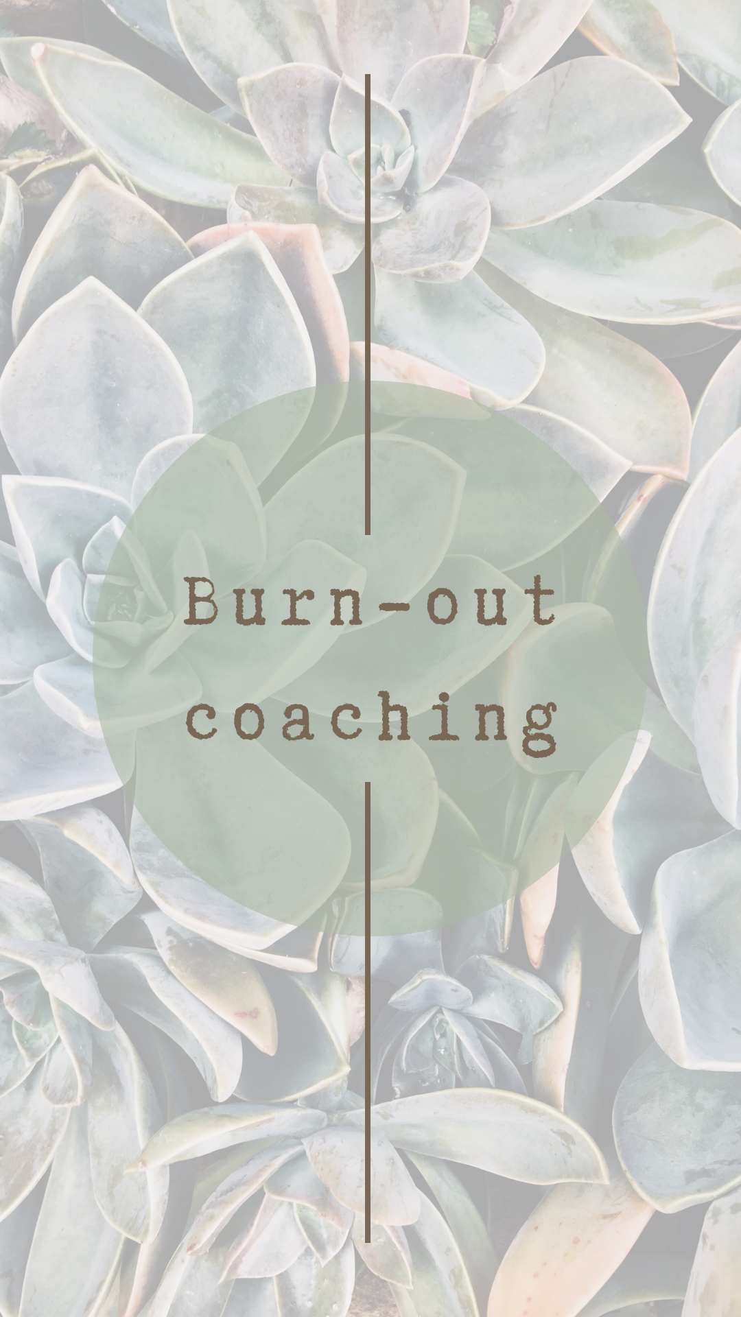 Burn-out coaching Wabi Sabi coaching